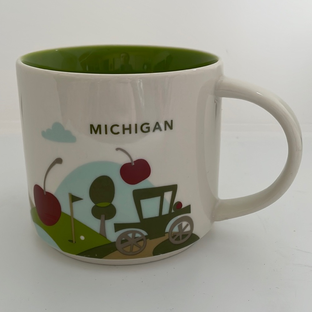 Starbucks You Are Here Series Michigan Mug